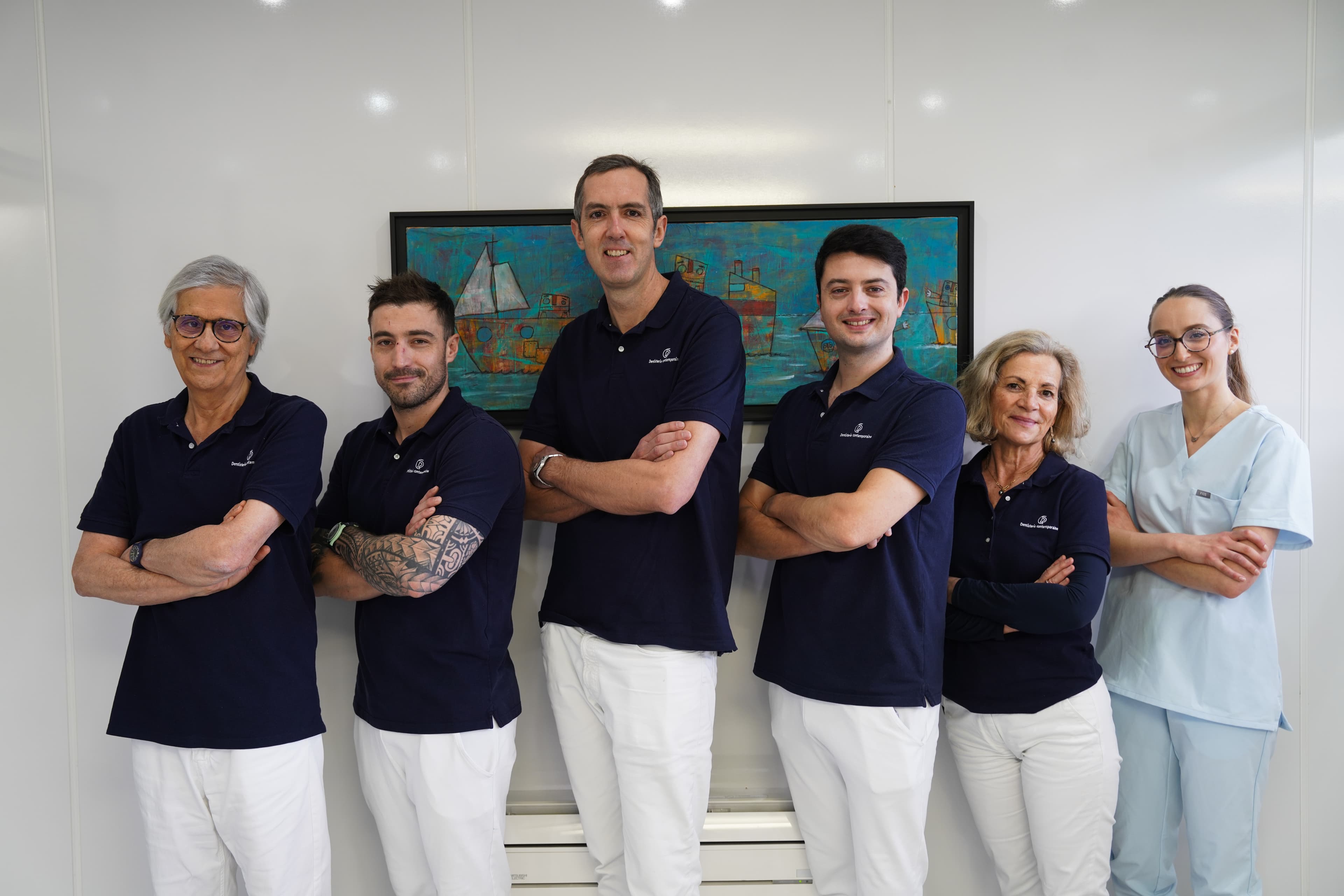 L'équipe au complet